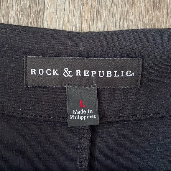 ROCK & REPUBLIC large black studded dress - Picture 3 of 5